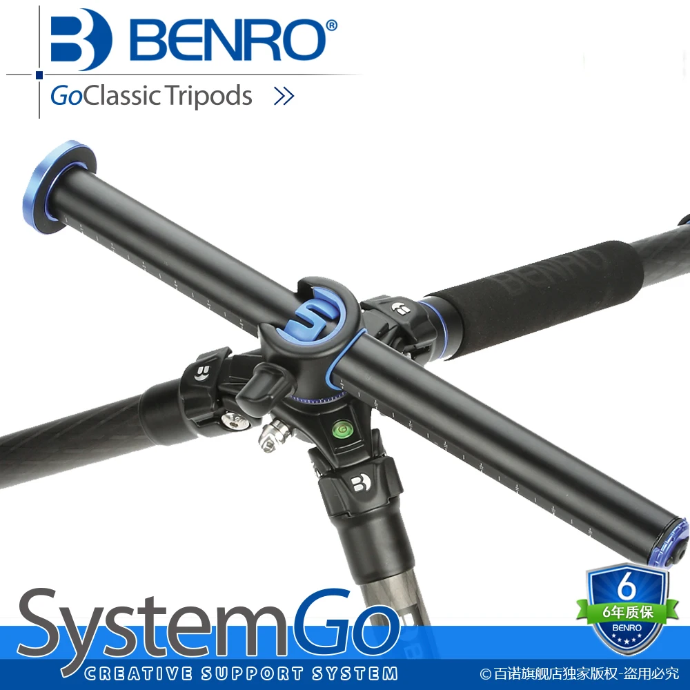 

BENRO Max Load 14Kg Durable Professional Camera Tripod Portable Tripod For SLR Cameras No Head GoClassic Tripods GC258T