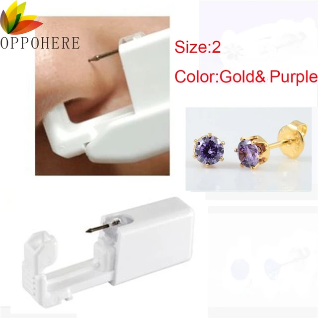 1 Unit Disposable Safety Sterile Body Piercing Gun For Ear Nose