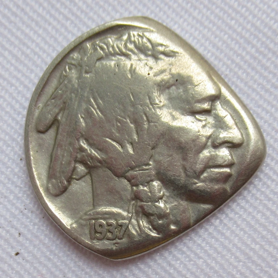 

Indian Head (or Buffalo) NICKEL FIVE CENTS 1937 Special Coins COPY