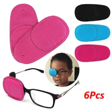 Портативный набор для ухода за зрением, 6 шт., патчи для очков с амблиопии для детей, лечение косоглазием, патчи для глаз, забота о здоровье глаз