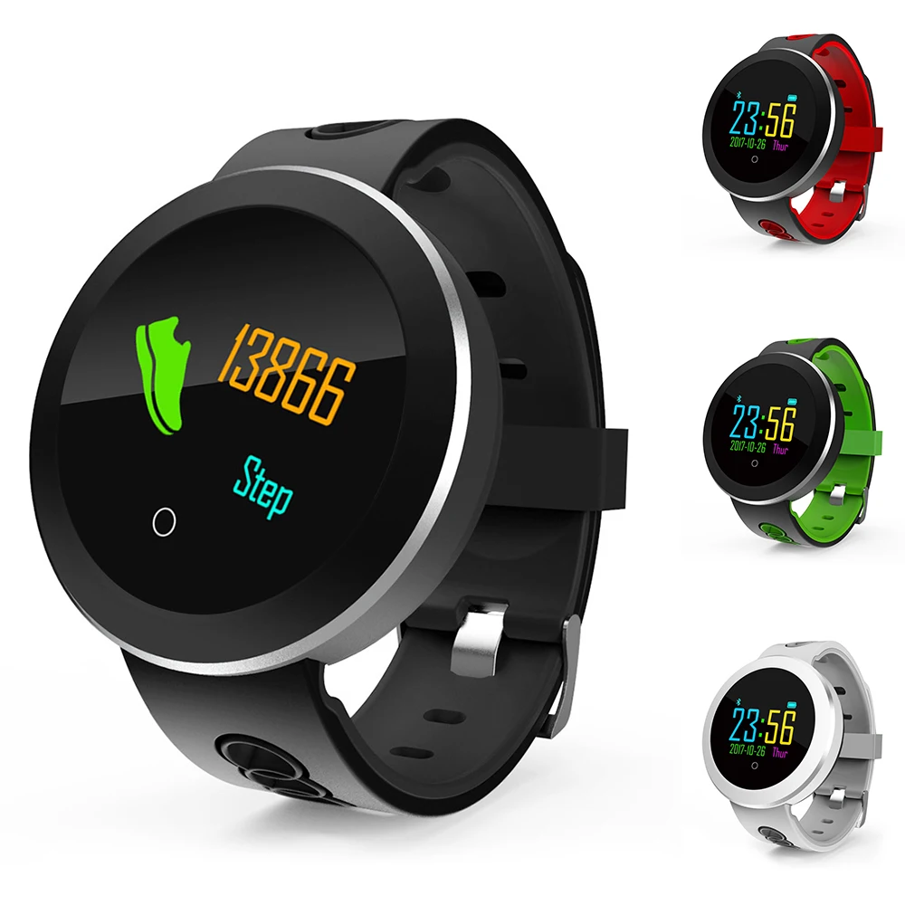 

Smart Bracelet Fitness Tracker Color Screen Waterproof Pedometer Heart Rate And Blood Pressure Monitoring Smart Watch Q8 PRO