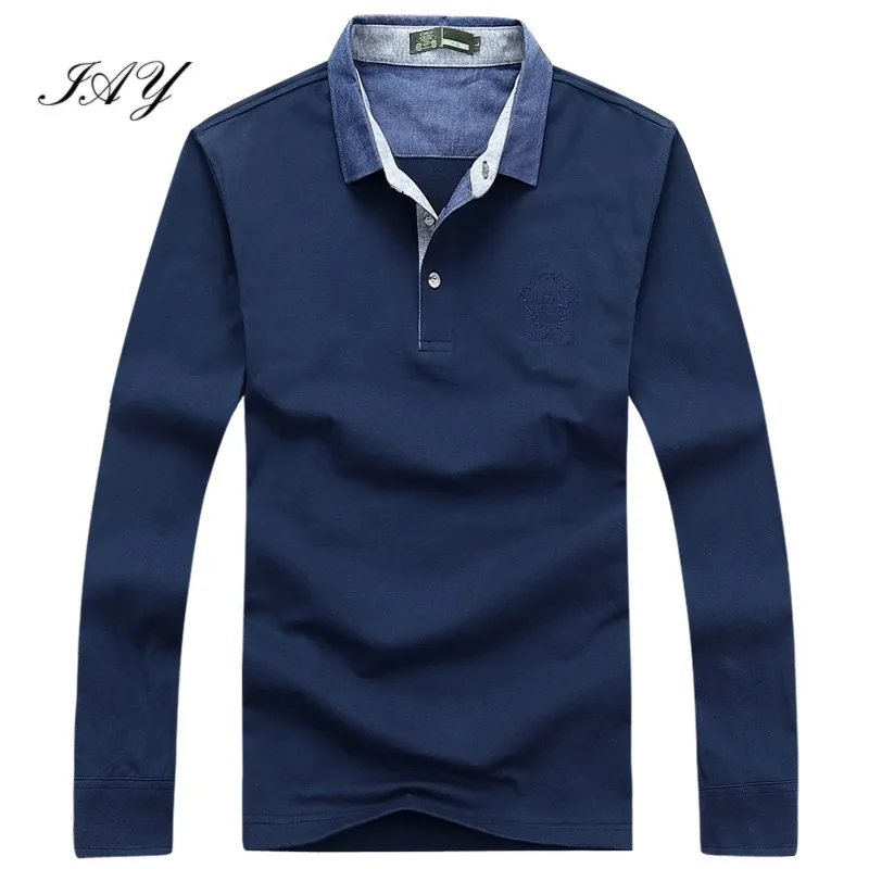 Aliexpress.com : Buy 65% cotton man Polo shirts Autumn Newest solid ...