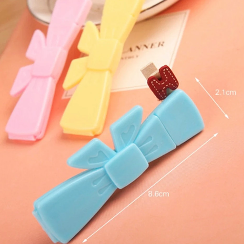 Snacks Food Bag Sealing Clips Food Bag Sealing Clamp Bow-knot Shaped Sealer Clips Random Color Snacks Food Bag Sealing Clips Food Bag Sealing Clamp Bow-knot Shaped Sealer Clips Random Color