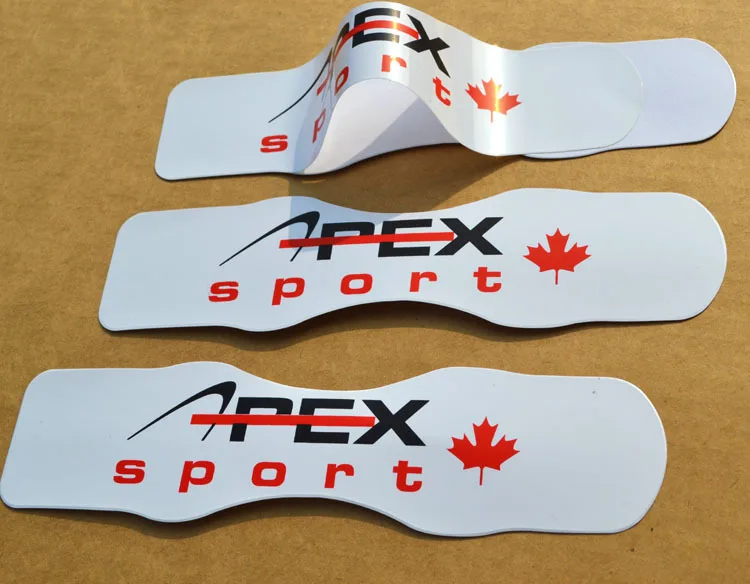 

Custom vinyl stickers PVC decals with your logo for cars boats helmets surf boards metal plastic