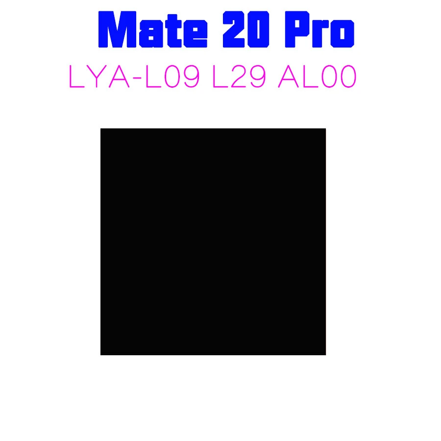 Чехол для huawei mate 20 Lite, Задняя стеклянная панель, чехол для задней двери, чехол для huawei mate 20 Pro, чехол для аккумулятора mate 20 - Цвет: Mate 20 Pro Black