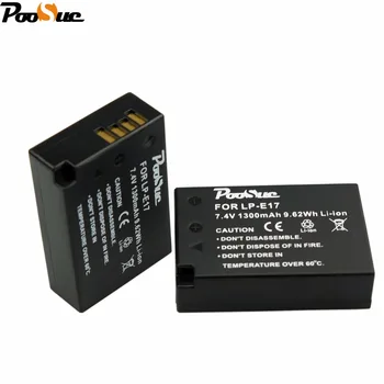 

LP-E17 LPE17 LP E17 Camera battery 7.4V 1300mAh Bateria for Canon EOS M3 750D 760D T6i T6s 8000D Kiss X8i