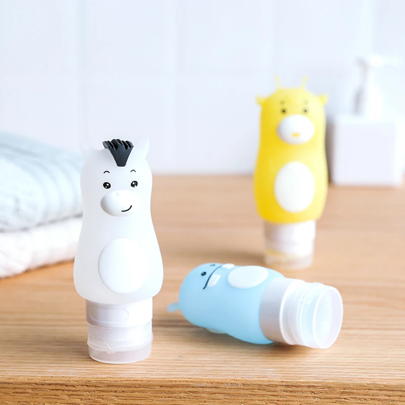 3Pcs Portable Travel Soap Dispenser Set Shower Gel Shampoo Bottle Liquid Container Bathroom Product Household Accessories Stuff