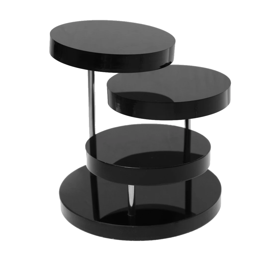 Jewelry Rack Bracelet Ring Stand Organizer Holder Display Round Acrylic Tray Brooch Pins Necklace Bracelet Jewelry Packaging 