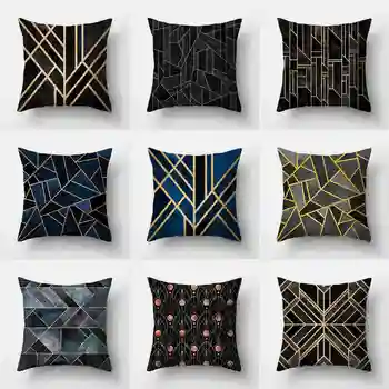 

HGLEGYW Polyester Pillow Case Sofa Waist Throw Cushion Cover Home Decor 18\" X 18\"