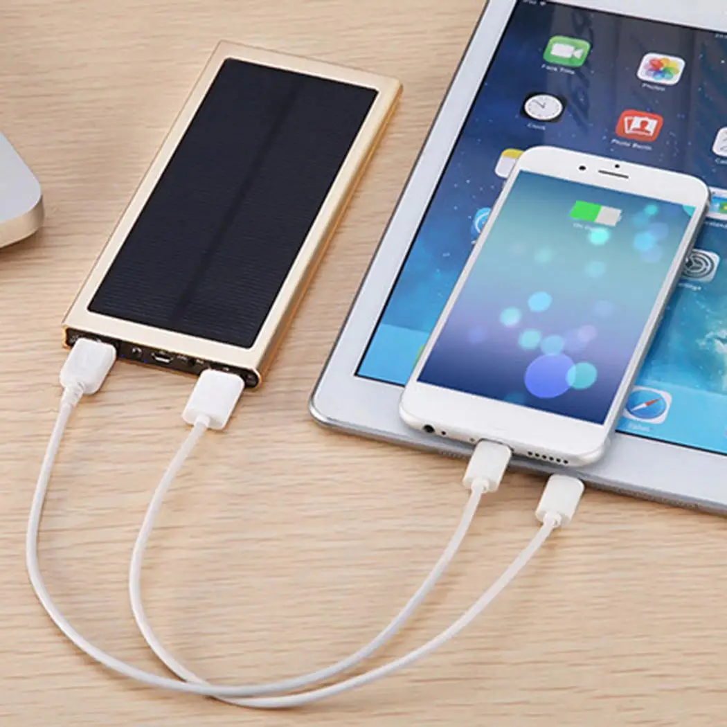 10000 mAh большой Ёмкость новые модные Мощность банк Выход Портативный Зарядное