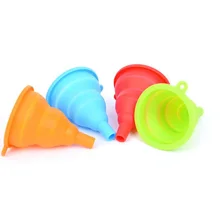 ISHOWTIENDA, высокое качество, 1 шт., новинка, мини Силиконовый гель, складная стильная воронка, бункер, кухонные инструменты для приготовления пищи