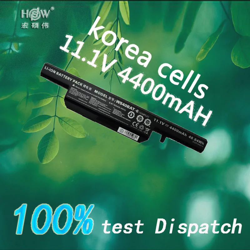 

genius original laptop battey For Clevo W155u W540eu W54eu W550 W550eu W55eu W540 W540bat-6 Licr19/66-2 6-87-w540s-4w41
