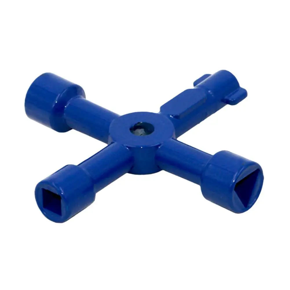 Multifunction 4 Ways Universal Wrench Plumber Keys Zinc Alloy 72x72cm