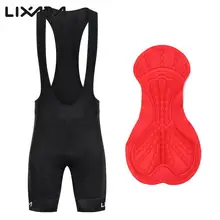 Lixada велосипедные нагрудники шорты для горного велосипеда дышащие мужские гелевые мягкие колготки для велосипеда Триатлон Мужские Pro Licra велосипедные брюки под одеждой