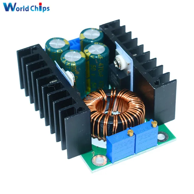 300W XL4016 DC-DC Max 9A Step Down Buck Converter 5-40V To 1.2-35V  Adjustable Power Supply Module LED Driver for Arduino - AliExpress