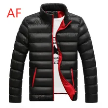 AF новые пуховики для мужчин зимние теплые портативные одноцветные пуховые бархатные воротник из натурального меха мужские пуховики водонепроницаемые