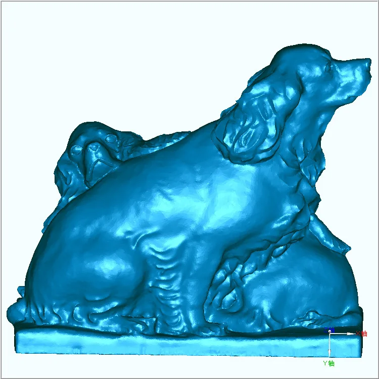 

3D carved figure sculpture 3d model for cnc machine in STL file format Dog