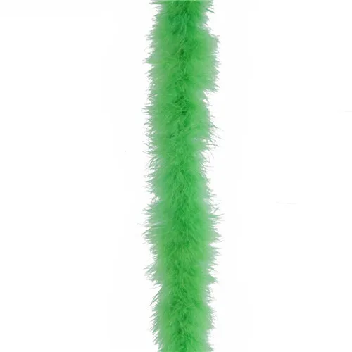 2 м/шт. пушистые белые струны Боа супер качество турецкие перья боа для рукоделия вечерние/костюмы/декоративная шаль - Цвет: Зеленый