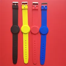 Водонепроницаемый 13.56MH RFID браслет FM1108 IC силиконовый Бесконтактный смарт-браслет-10 шт