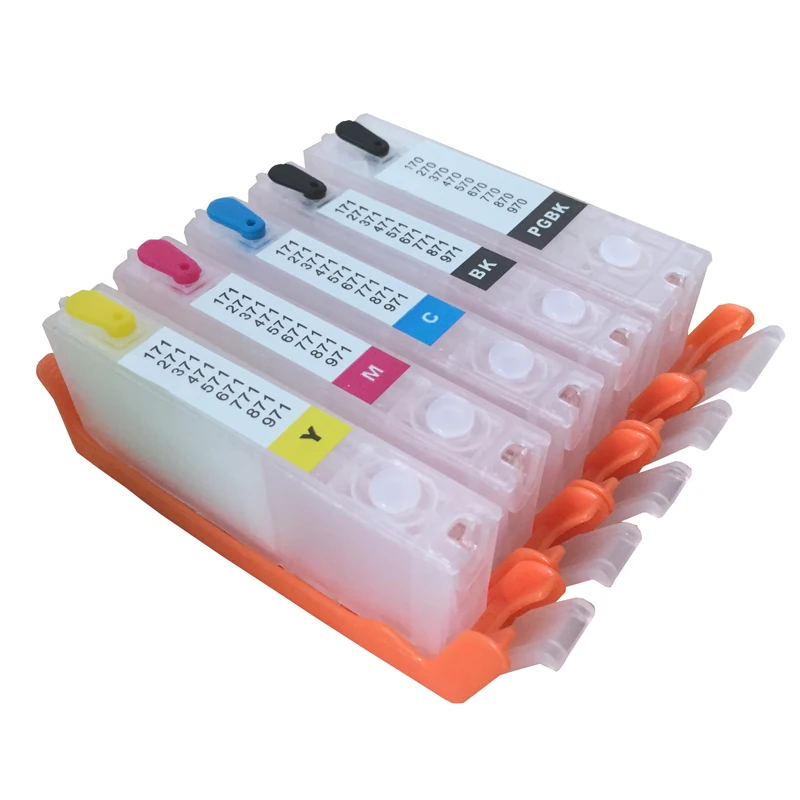 Aliexpress.com : Buy OYfame 5pcs BCI 370 BCI 371 Refillable Ink Cartridge Compatible Canon PIXMA