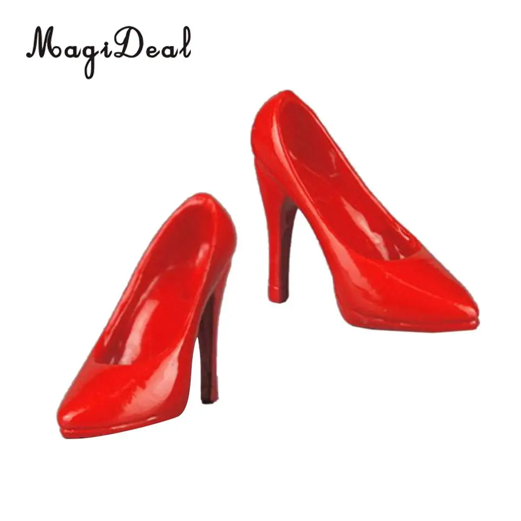 MagiDeal Fashion 1Pair 1/6 Scale Plastic High Heeled Shoes For 12 Inch Female Figures Body Models Party Show Stage Acce Gifts MagiDeal Fashion 1Pair 1/6 Scale Plastic High Heeled Shoes For 12 Inch Female Figures Body Models Party Show Stage Acce Gifts