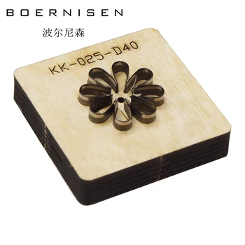 

BOERNISEN petals Japanese steel knife wood mold leather craft punching machine hand knife cutting die sewing