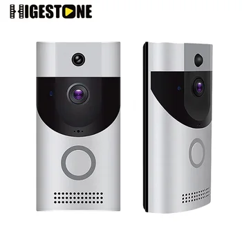 

Higestone TF card Outdoor Video Doorbell Wireless ring bell Battery Monitor viewer IR Night Vision peephole WIFI APP Control