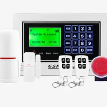 Сенсорный экран с функцией контроля доступа GSM Сигнализация приложение дистанционное управление