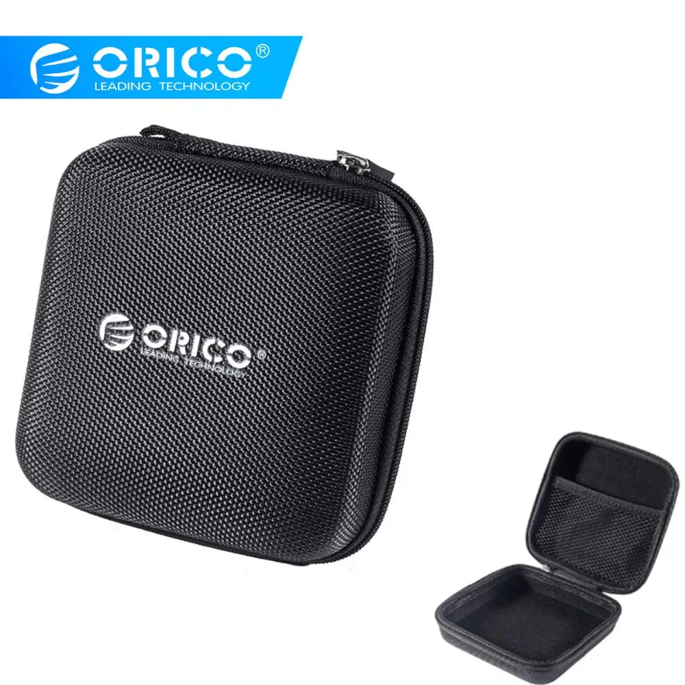 Чехол ORICO для наушников, сумка, жесткие аксессуары, сумка для хранения, органайзер для 2,5 дюймового жесткого диска, аксессуары для наушников, USB кабели