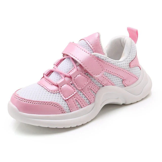 Pink Children Sport Shoes Mesh Casual Baby Shoes 2018 Spring Autumn