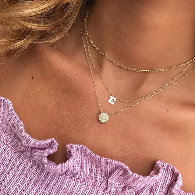 

925 sterling silver Clear heart arrow CZ sparking bling micro pave disco round pendant women statement necklace jewelry 2019
