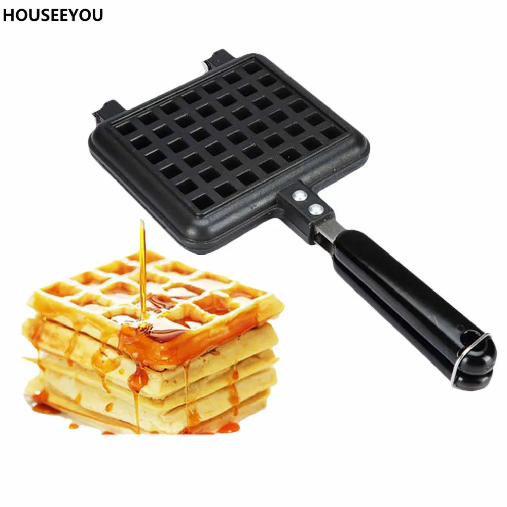 

Bakeware Waffles Mold Baking Pan Baking Dish Mould for Cake Breakfast Bakeware Baking Tools Aluminum Alloy Dishes Eco-Friendly