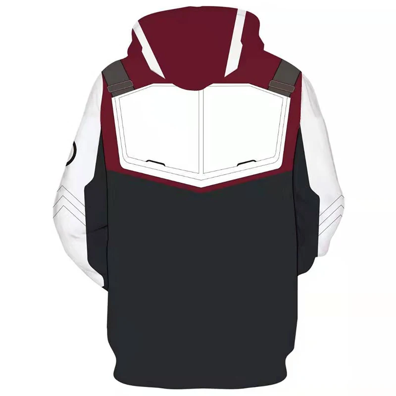 Movie Avengers Endgame Quantum Realm Sweatshirt Jacket Advanced Tech Hoodie Cosplay Costumes superhero Iron Man Hoodies