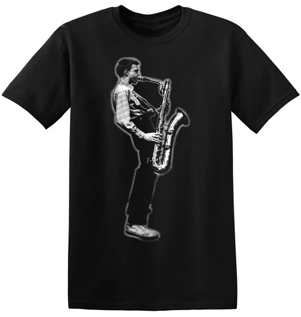 Mens Ladies Black Saxophone T-shirt S -3XL Graphic Print Band Tee 4-A-035 2018 Short Sleeve Cotton T Shirts Man Clothing Mens Ladies Black Saxophone T-shirt S -3XL Graphic Print Band Tee 4-A-035 2018 Short Sleeve Cotton T Shirts Man Clothing
