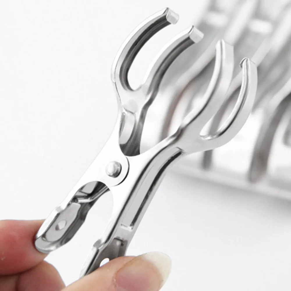 

11cm high quality Stainless Steel Clothes Pegs Hanging Pins Clips Laundry Windproof Clips Drop Shipping