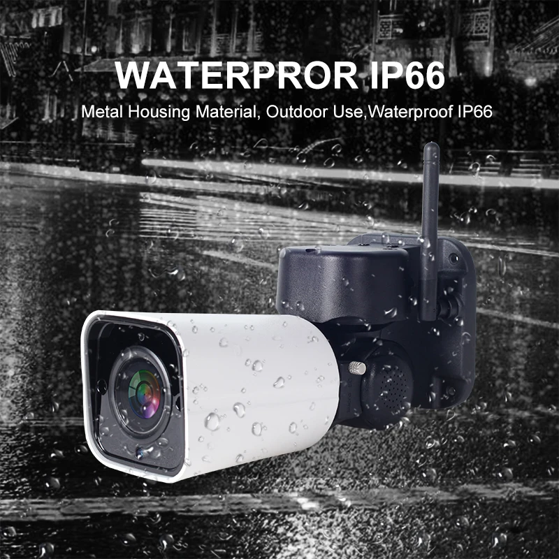 HD Mini IP Камера 4X с переменным фокусным расстоянием PTZ wi-fi 1080 P ONVIF Беспроводной P2P CCTV пулевидная камера наруэного наблюдения с MiscroSD слот для