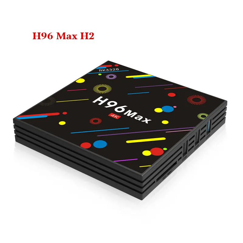 H96 MAX H2 Android 7.1 smart TV Box 4 GB RAM 32 GB ROM Set Top Box RK3328 2.4 g/5G Wifi USB 3.0 H.265 4 K Media Player pk MX10