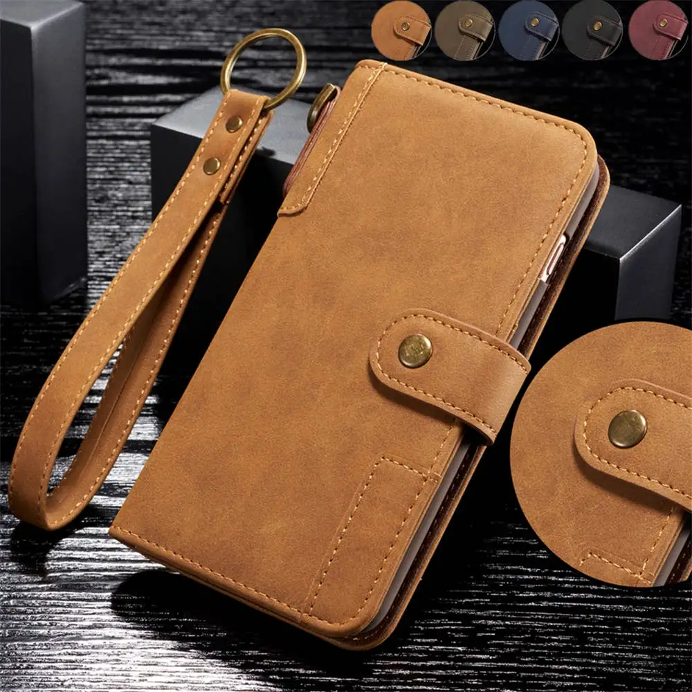 

For Samsung Galaxy S10e S10 Plus Luxury Magnetic Case s10e Cowhide Leather Card Wallet Business Book Flip Stand Cover phone case