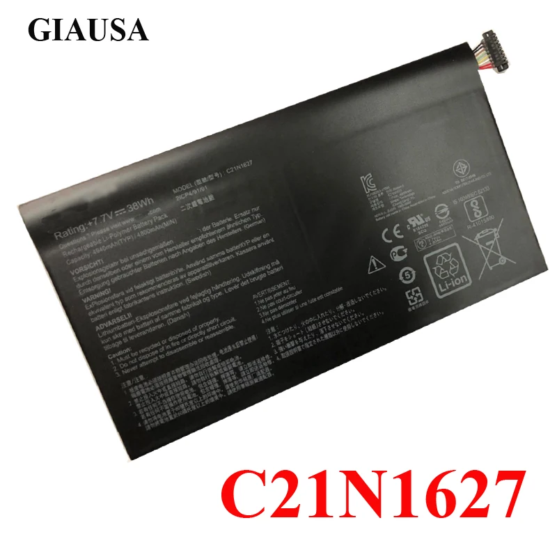 GIAUSA Новый C21N1627 Аккумулятор для ноутбука Asus 7 в 38 Вт/ч | Компьютеры и офис