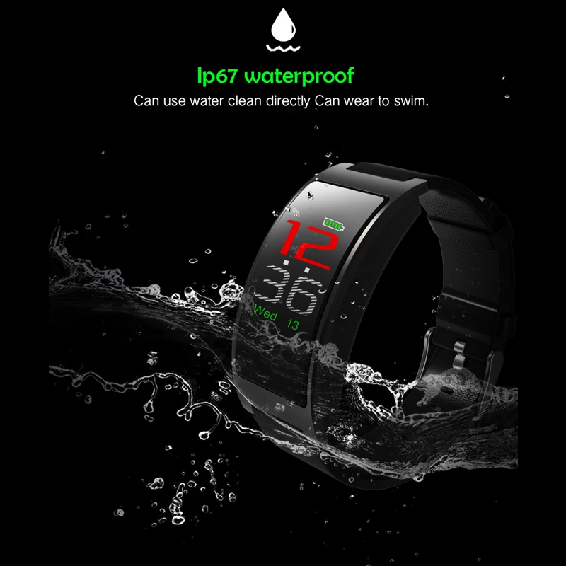 Greentiger CK11C Smart Band Blood Pressure Heart Rate Monitor Smart Bracelet Color Screen Ios Android PK Ck11s Smart Wristband