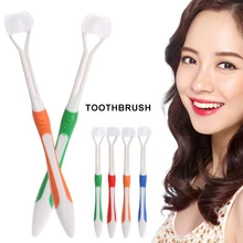 Модные зубные очистители для взрослых зубная щетка для здоровья ежедневное использование трехмерная зубная щетка с мягкой щетиной ультратонкие силиконовые