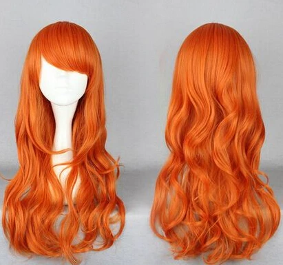 

Anime One Piece Cospaly Headwear Nami Cosplay Hair Long Hair Two Years Later Nami Hair Halloween and Christmas Party Hair