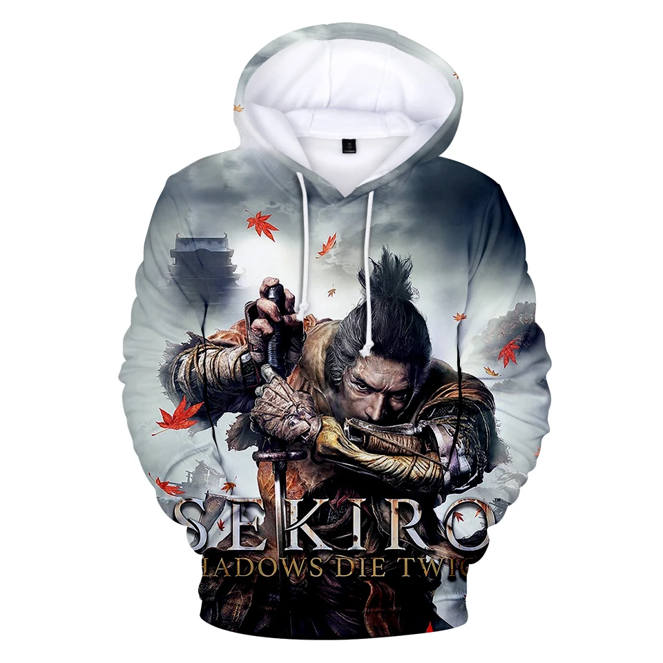 

Fashion Cool 3D Sekiro Shadow Die Twice Print Harajuku Long Sleeve Women/men Clothes popular Casual Hoodies Plus Size 4XL