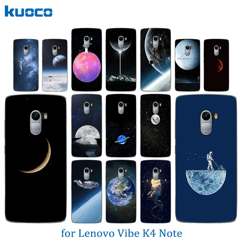 Luxury for Lenovo Vibe K4 Note K 4 Shell A7010/Vibe X3 Lite Soft Silicon Space World Pattern Phone Cases |