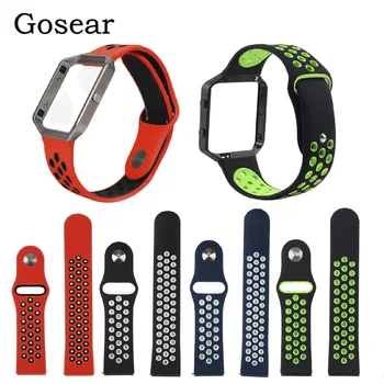 

Gosear 23MM Silicone Breathable Replacement Bracelet Wrist Band Strap for Fit bit Fitbit Blaze Smart Fitness Watch Accessories
