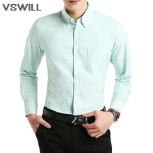 Для мужчин платье рубашка сплошной Цвет тонкий Бизнес с длинным рукавом Повседневное Camisa социальной Masculina Para Hombre Топы Для мужчин одежда Мода