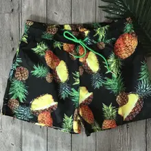 Swimsuit Bottoms Men's Trunks Swim Surf Board Shorts Workout Loose Shorts Swim Short Pineapple Print Beach Swimwear Shorts Boxer