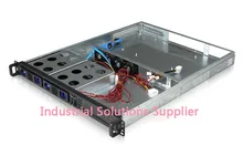 NEW 1u server computer case 2 hard drive pc large-panel 1u industrial computer case 1u computer case