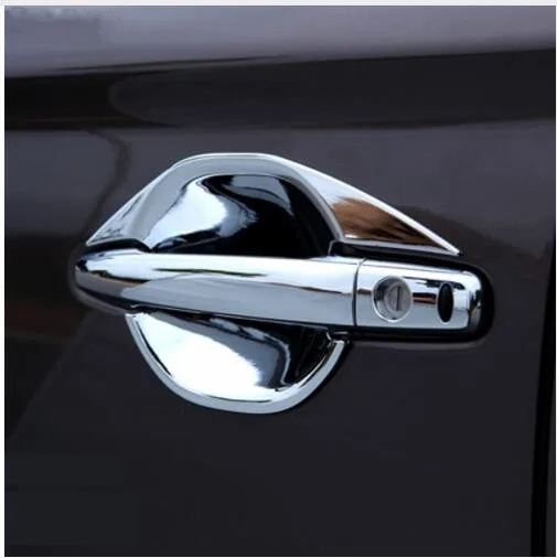 Comprar Cubierta protectora de la manija de la puerta del cromo del ABS para el estilo del coche del Tazón de la puerta del Mitsubishi Outlander 2013 2018