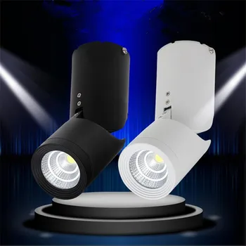 

7W 12W Dimmable Surface Mounted COB Led Downlight 360 Degree Rotating Led Panel Light Ceiling Lamp With Driver AC85-265V